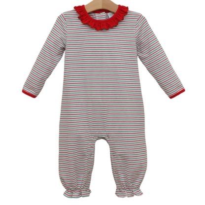 Jelly Bean Christmas Pre-Order — Candy Stripe Emily Romper