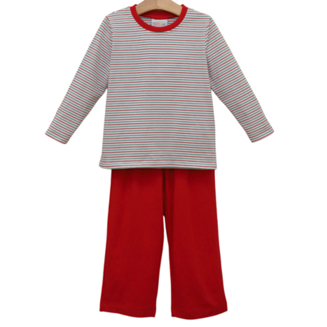 Jelly Bean Christmas Pre-Order — Candy Stripe Candy Pant Set