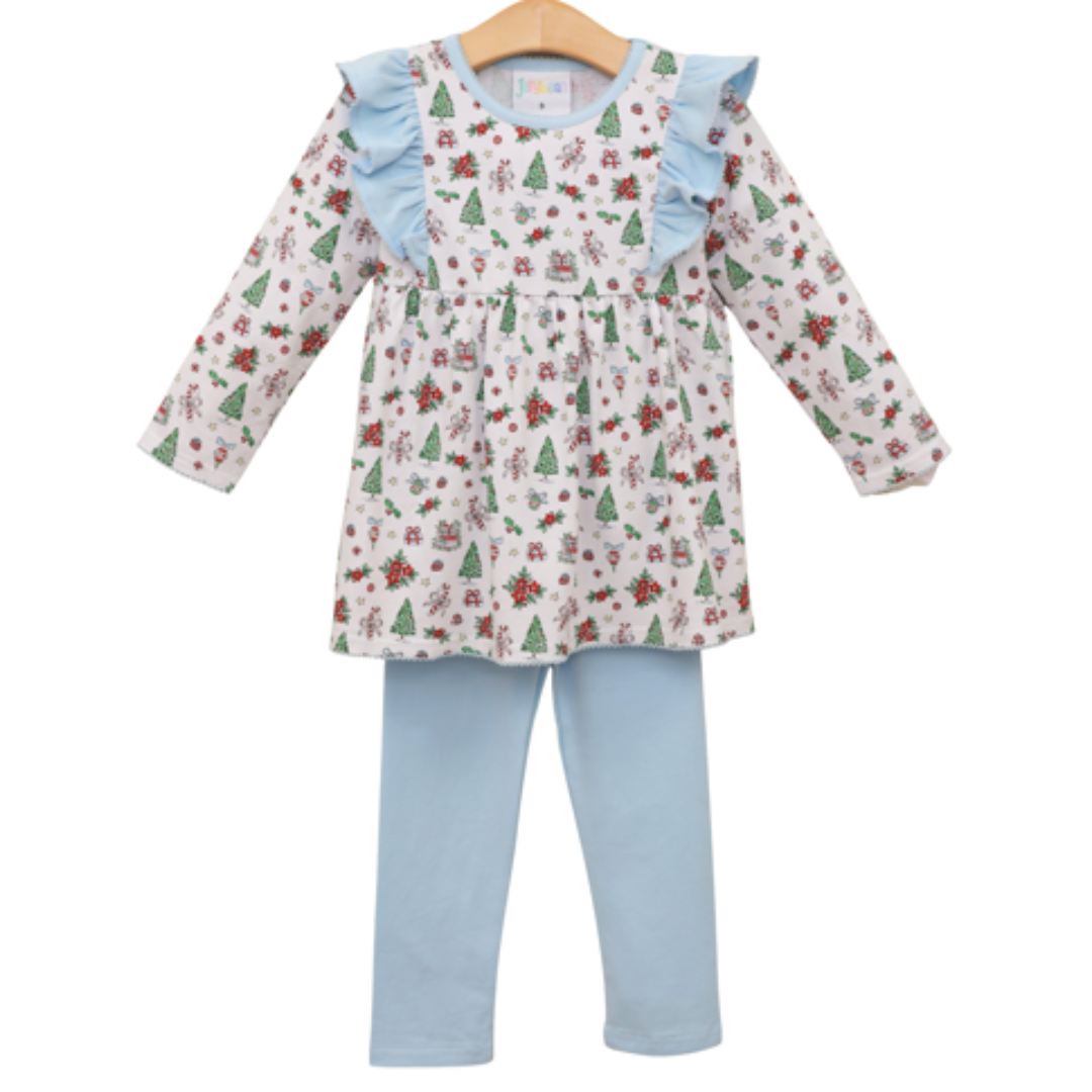 Jelly Bean Christmas Pre-Order — Christmas Tiding Frances Pant Set