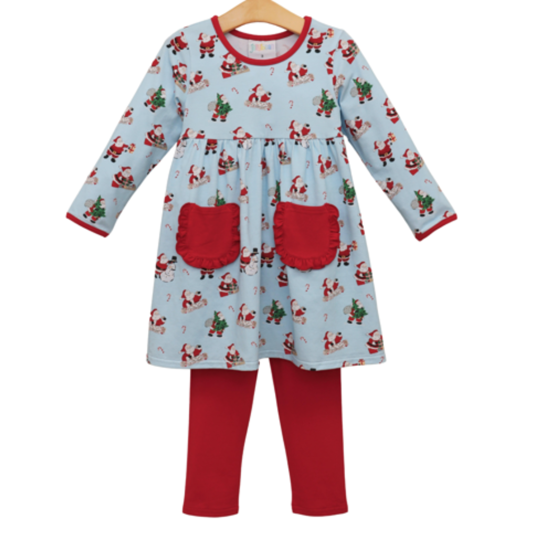 Jelly Bean Christmas Pre-Order — Here Comes Santa Clause Rees Pant Set