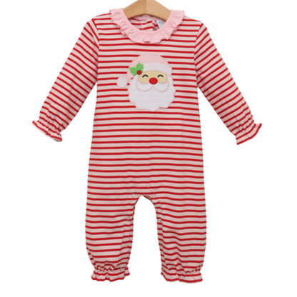 Jelly Bean Christmas Pre-Order — Jolly St. Nick Ruffle Romper