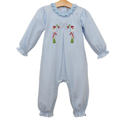 Jelly Bean Christmas Pre-Order — Classic Christmas Pleat Romper