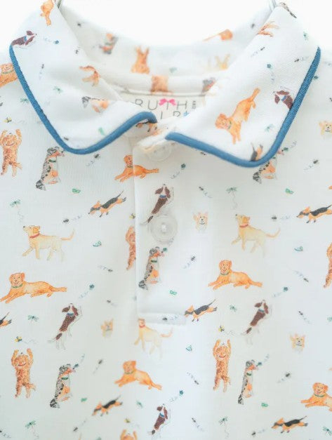 Puppies Pima Shep Polo Shirt Set