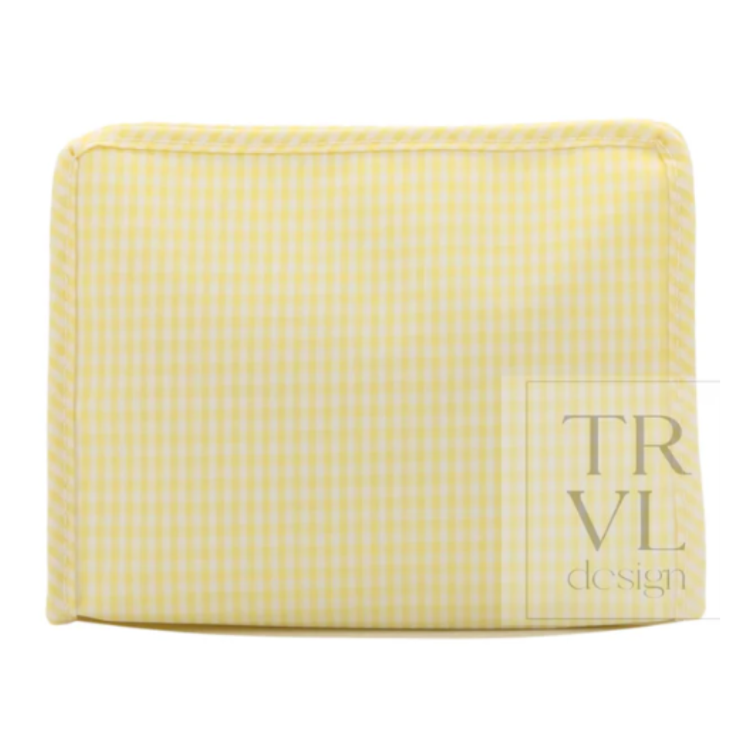 TRVL Back-To-School Pre-Order — Gingham Buttercup Pouch