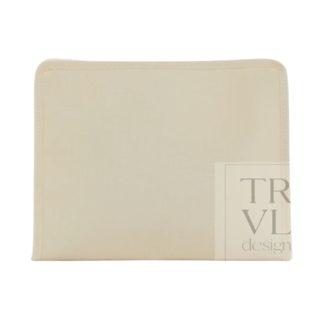 TRVL Back-To-School Pre-Order — Coated Canvas Natural Pouch