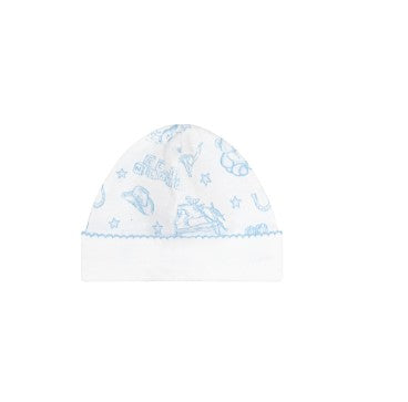 Nella Pima Blue Lonestar Toile Hat