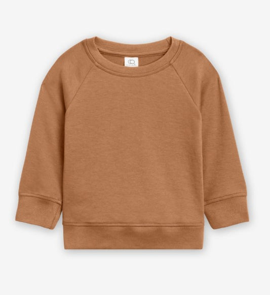 Relaxed Fit Pullover Sweater - Rust
