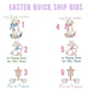 Quick Ship Easter Bibs