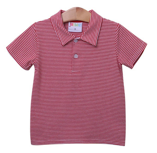 Boys Striped Collared Shirt