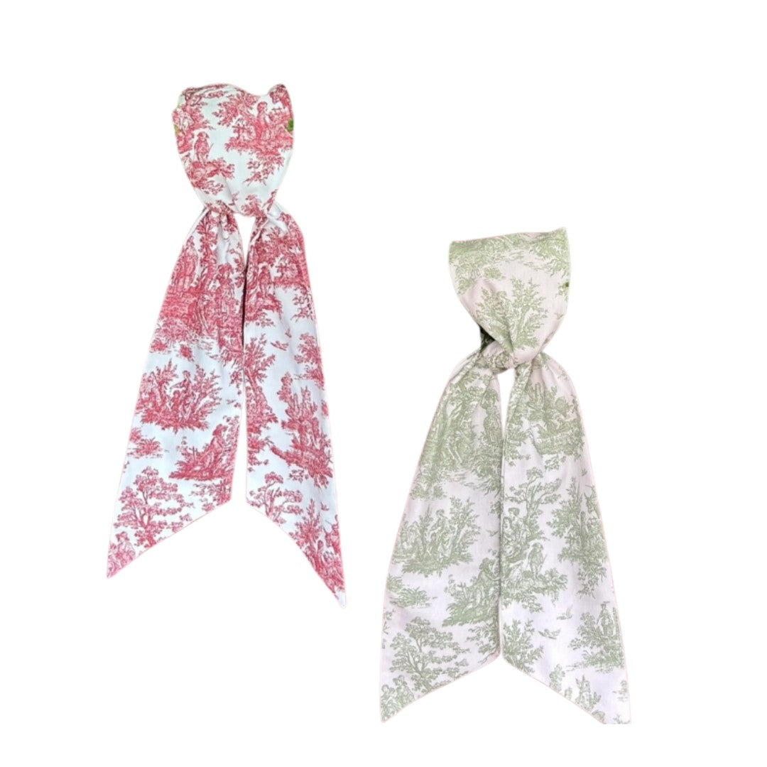 Toile Wreath Sash